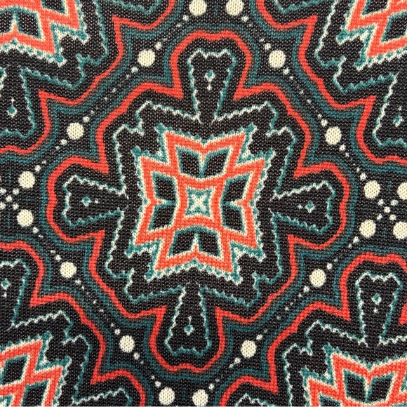 LuLaRoe Duster Cardigan Sweater Size M Open Front Long Sleeve Multicolor Boho - Picture 6 of 11